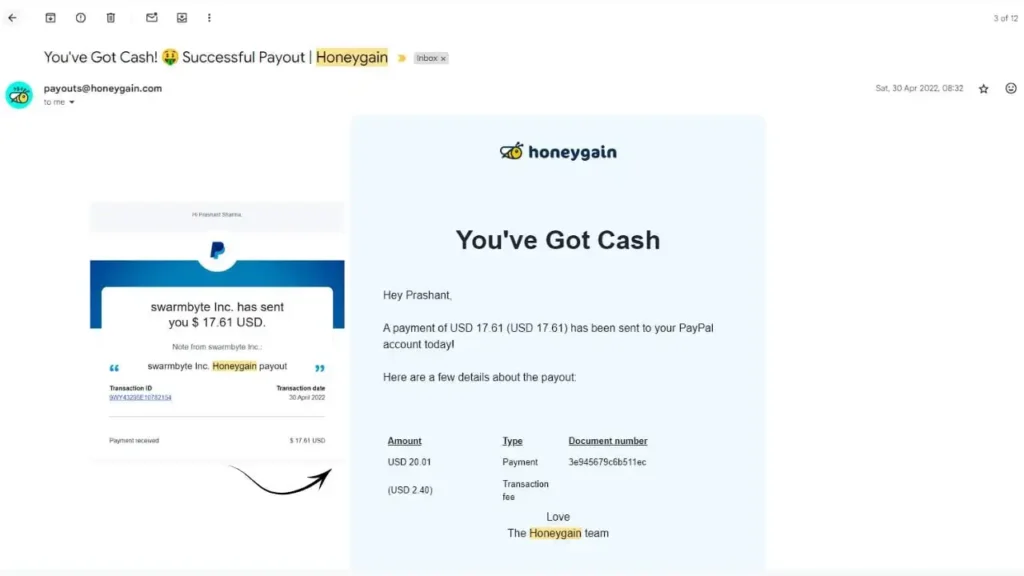 Honeygain-Payment-Proof